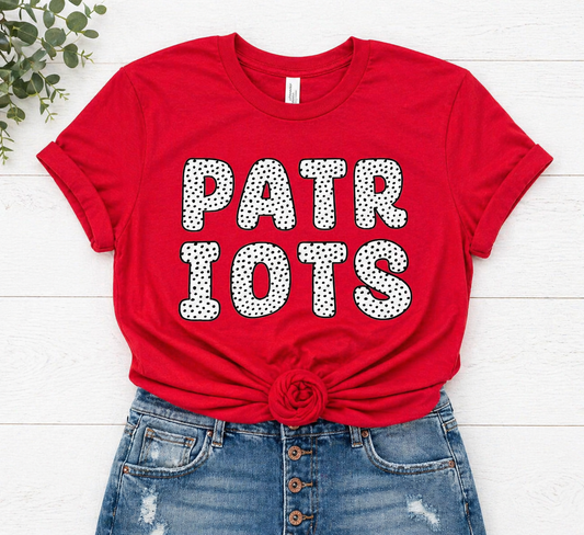 Patriots Polka Dots - Red