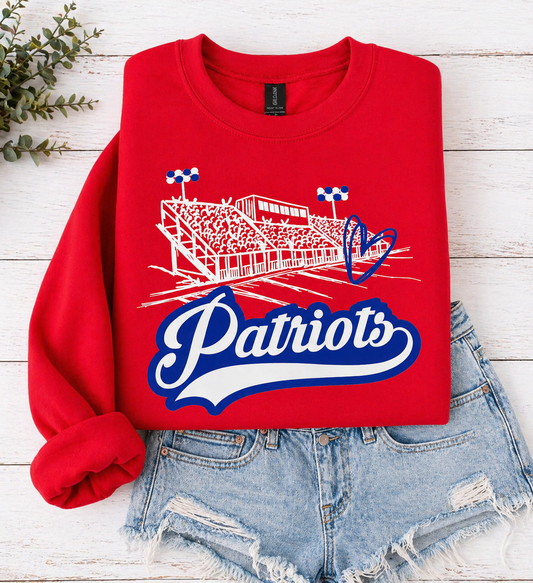 Patriots Stadium Lights - Red