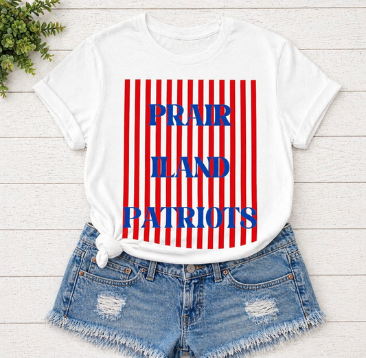 Prairiland Patriots Stripes - Gildan