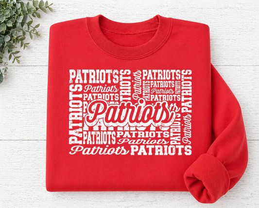 Red Patriots on Repeat