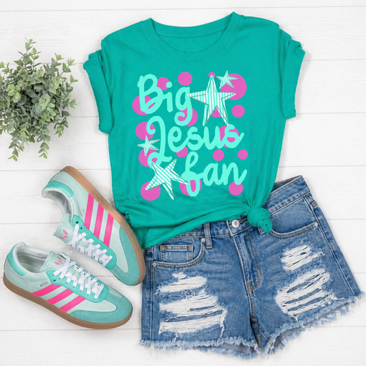 Big Jesus Fan - Island Green