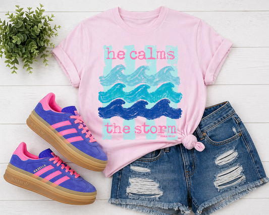 He Calms The Storm - Pink