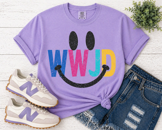 Violet WWJD Smiley