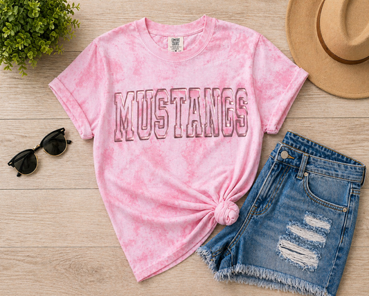 Mustangs Pink Colorblast - Metallic Pink Puff