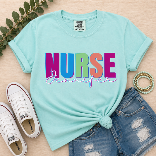 Chalky Mint Nurse - Personalized
