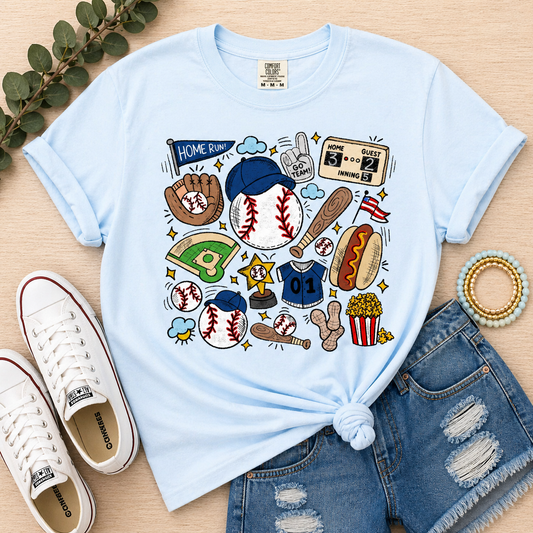 Hydrangea Baseball Collage