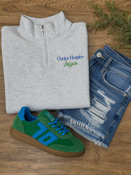 Choice Hospice 1/4 Zip - Personalized - Embroidered