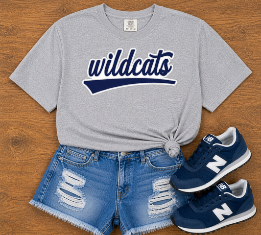 Sport Gray Wildcat Swoosh