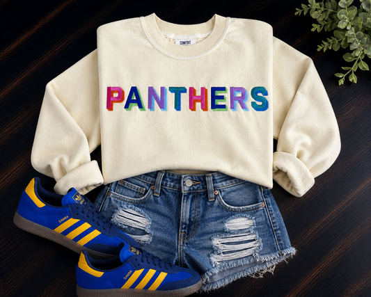 Panthers Multicolor - Embroidered