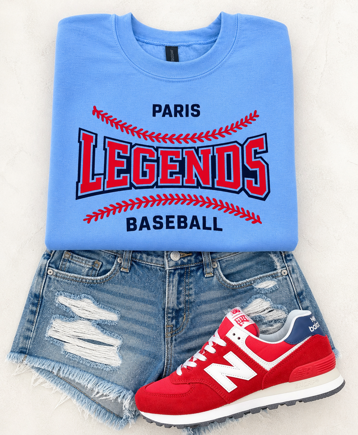 Legends Paris Baseball - Carolina Blue