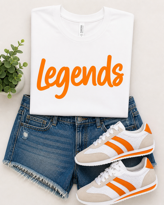 White Legends with Orange Puff