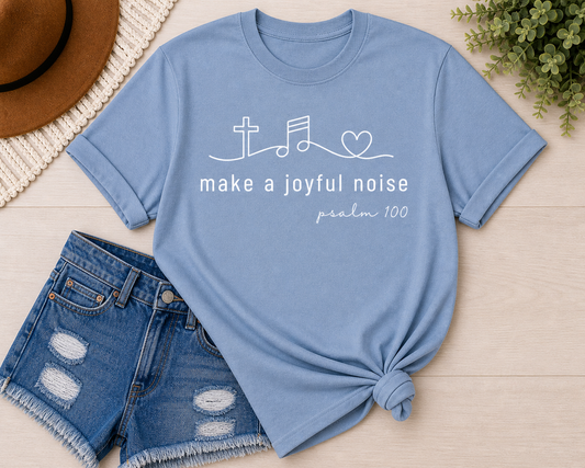 Make a Joyful Noise - Washed Denim