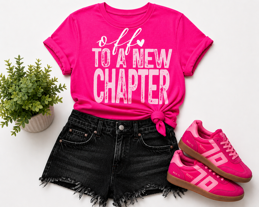Hot Pink Off to A New Chapter
