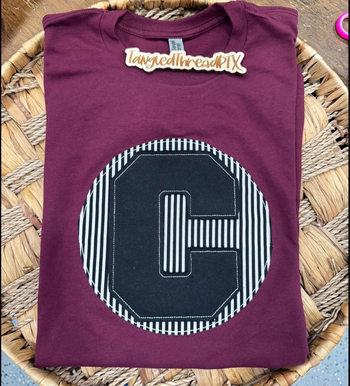 Cooper C - embroidered tee