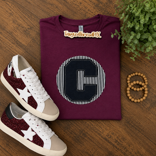Cooper C - embroidered tee