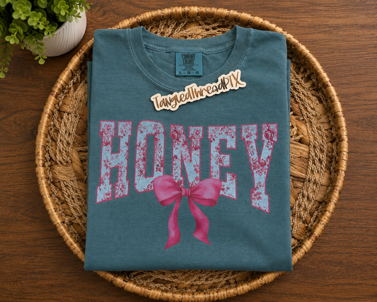 Emerald Toile Floral Honey
