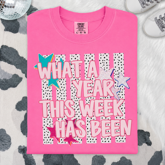 Neon Pink What a Year This Week Has Been