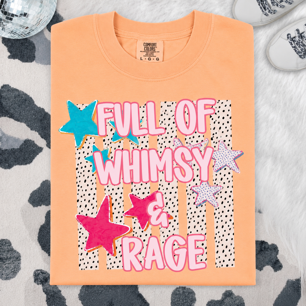 Full of Whimsy & Rage - Neon Cantaloupe