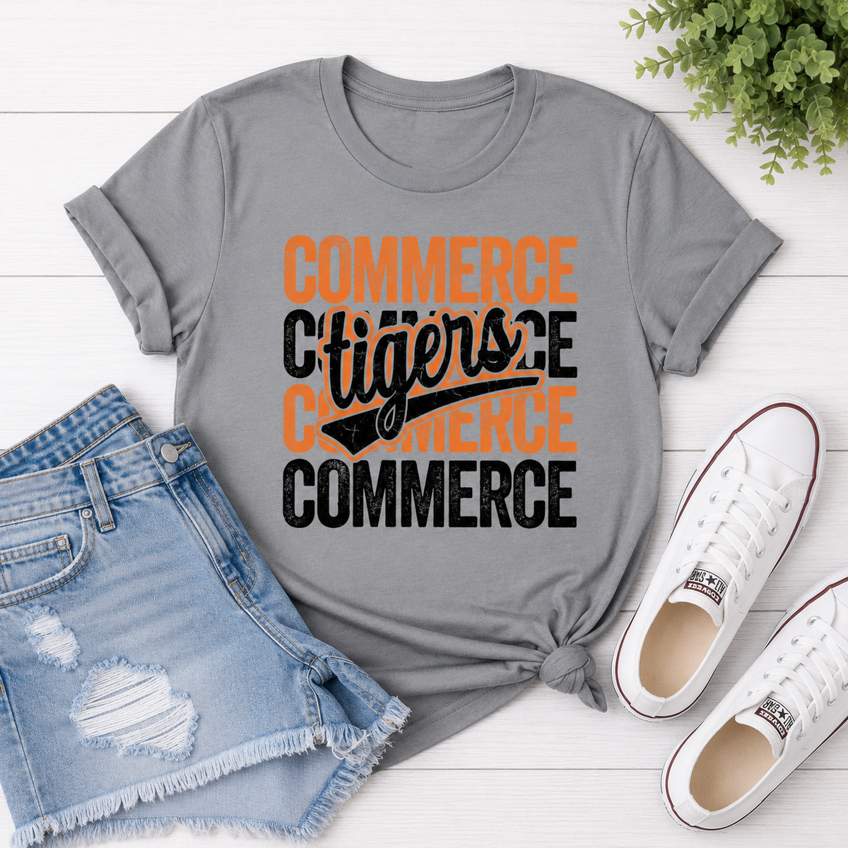 Commerce Tigers Stacked