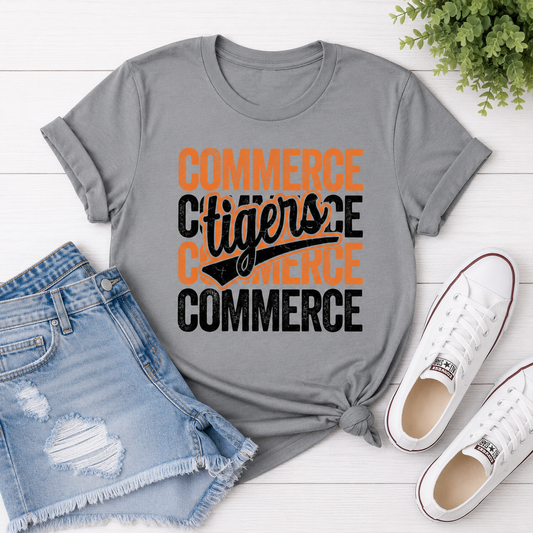 Commerce Tigers Stacked