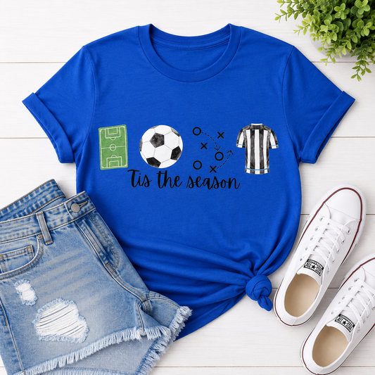 Royal Blue Tis The Season Soccer