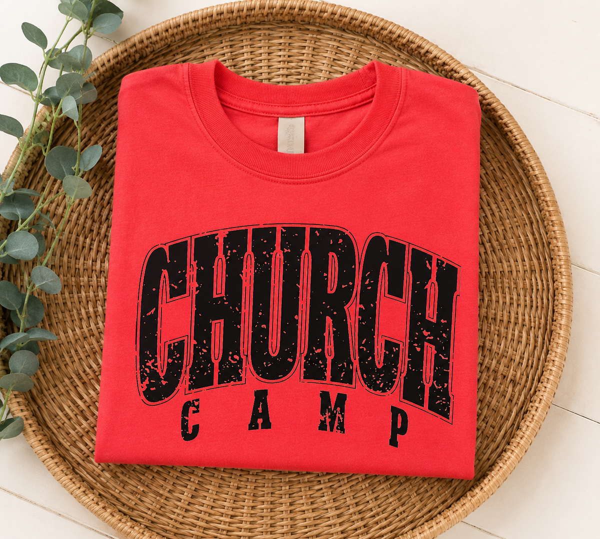 Distressed Church Camp - Paprika