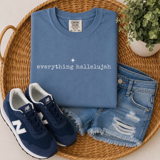 Everything Hallelujah - Washed Denim