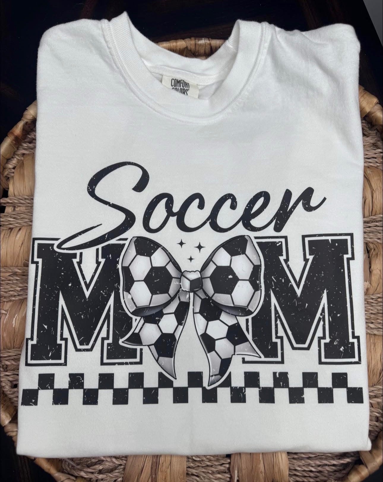 Soccer Mom - Bow Tee