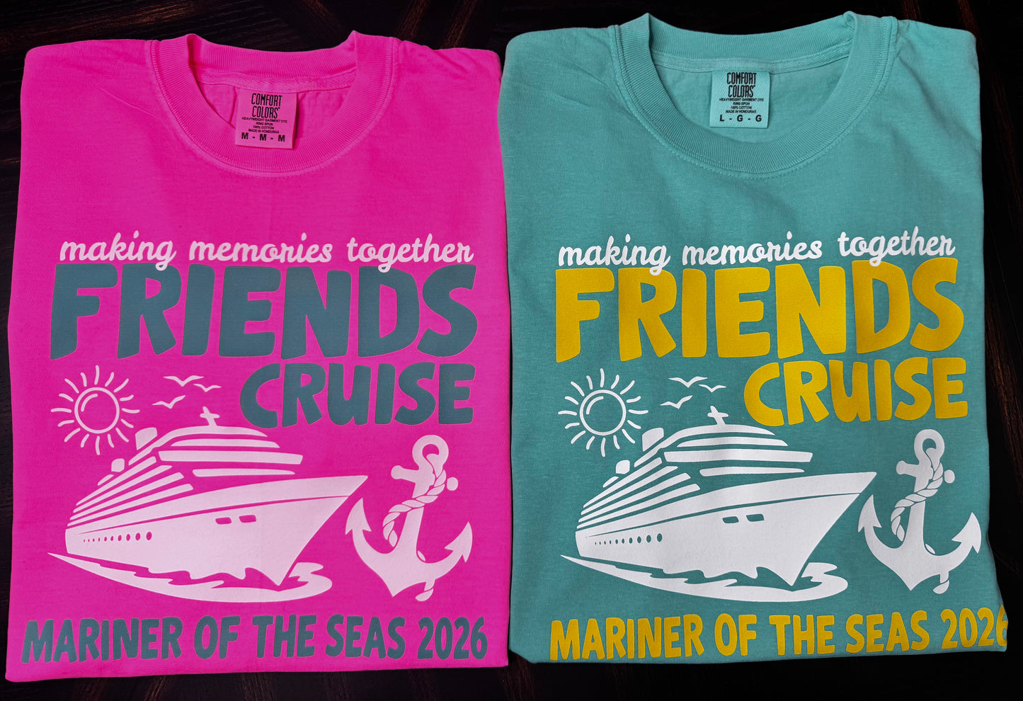 Emerald Friends Cruise Tee