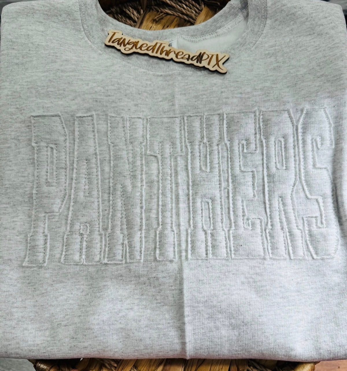Panthers Raggy - Ash Gray Gildan - EMBROIDERED