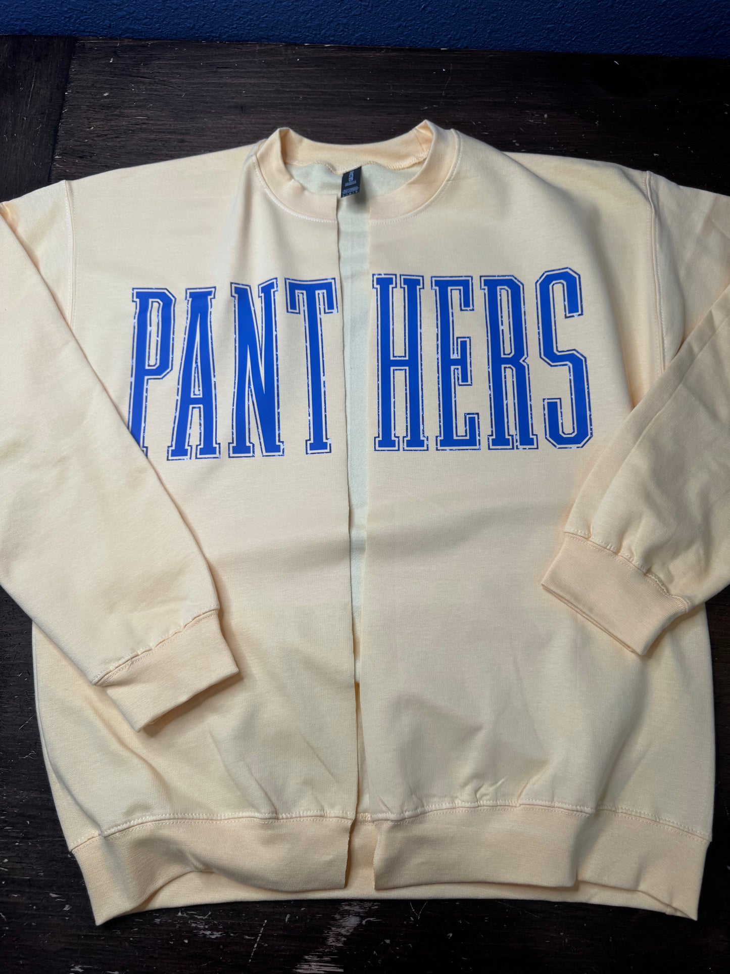 Panthers Split Front “cardigan”