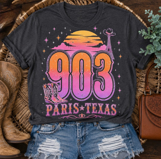 903 Paris Texas - T-shirt or Crop - Pepper