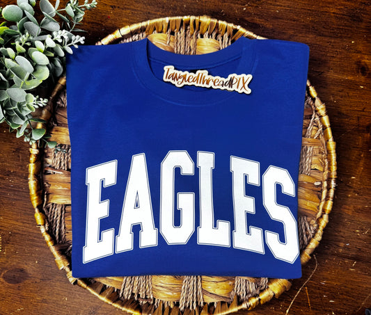 Eagles - Varsity Letters - Royal Blue Sweatshirt