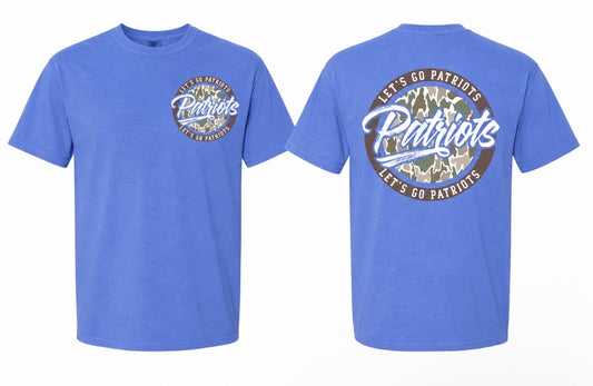 Flo Blue- Lets Go Patriots Camo