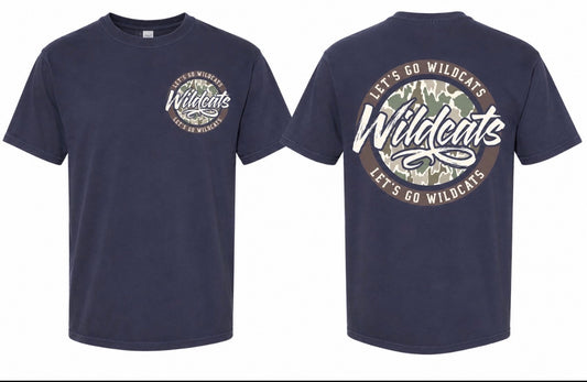 Navy Blue- Lets Go Wildcats Camo