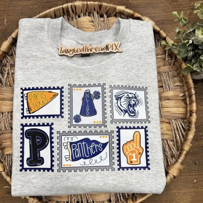 Panthers Stamps! - Ash Gray