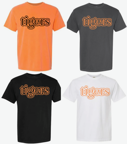 Tigers- 4 Color Options