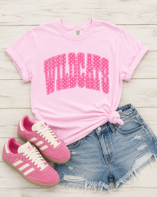 Pink on Pink Polka Dots - Multiple Schools!