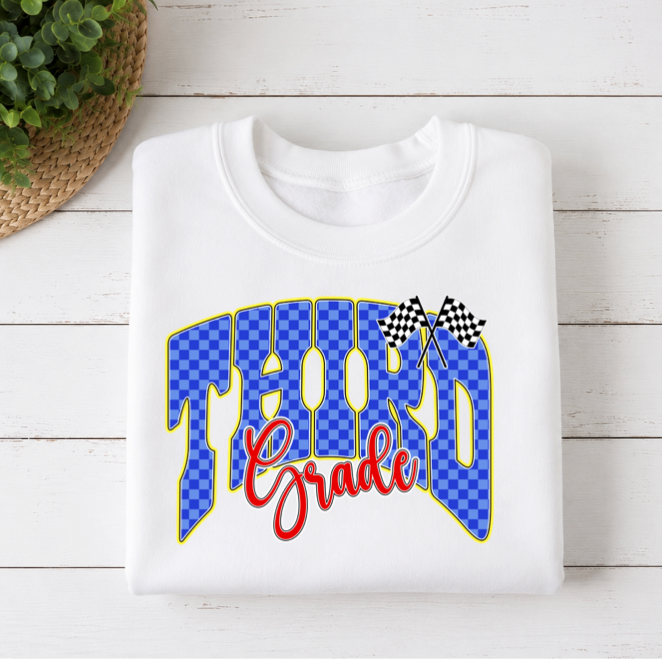 Racing Flags Plaid - Grade Level