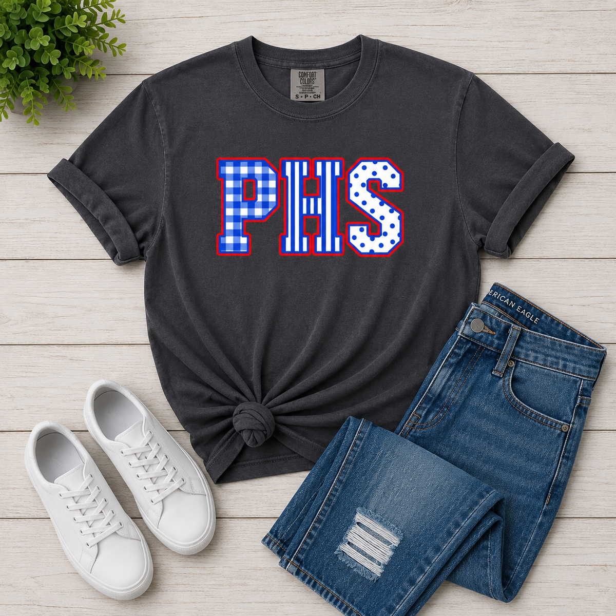 Patriots Polka Dots and Stripes