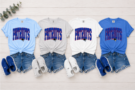 Patriots Tall Letters with Outine