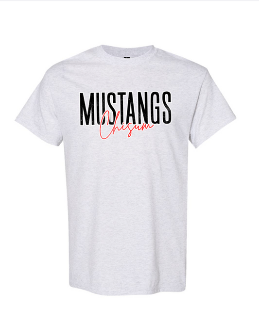Chisum Mustangs - Ash Gray Gildan