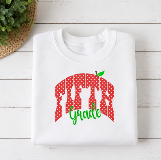 Red Polka Dot Apple Grade Level