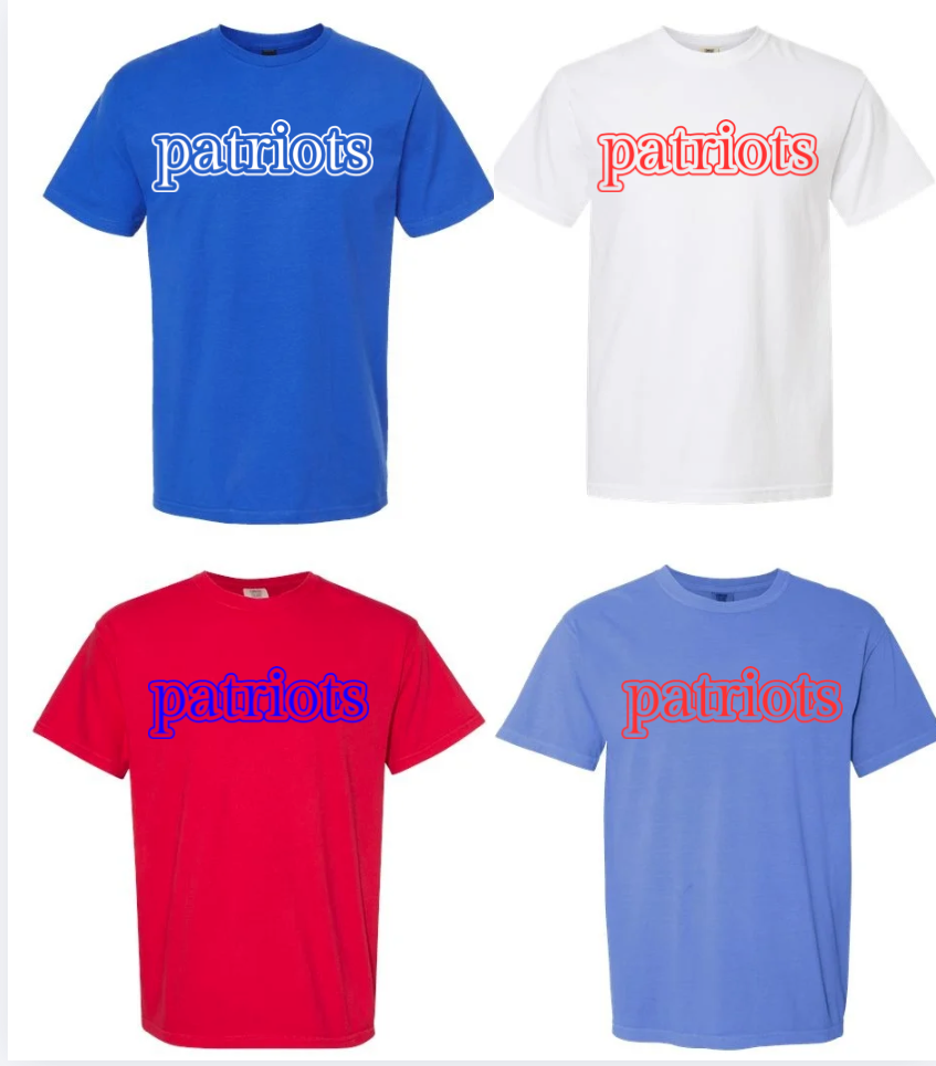 Patriots - 4 Color Options