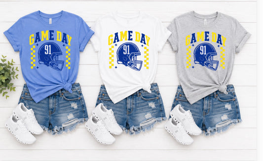 Game Day Football - Royal & Yellow