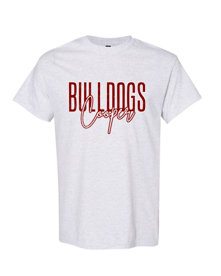 Cooper Bulldogs - Ash Gray Gildan