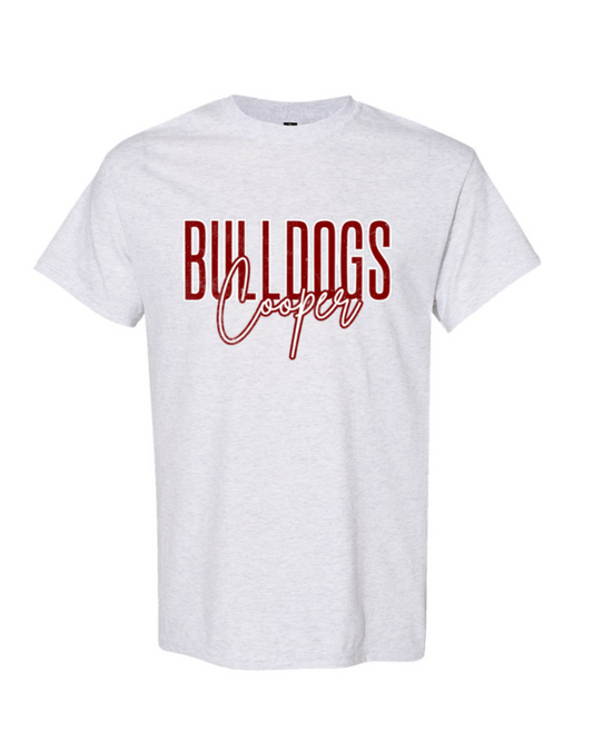 Cooper Bulldogs - Ash Gray Gildan