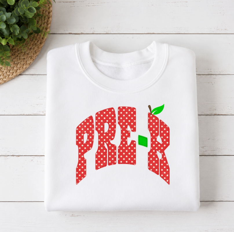 Red Polka Dot Apple Grade Level