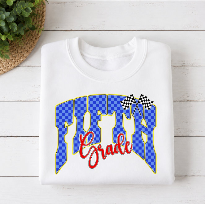 Racing Flags Plaid - Grade Level