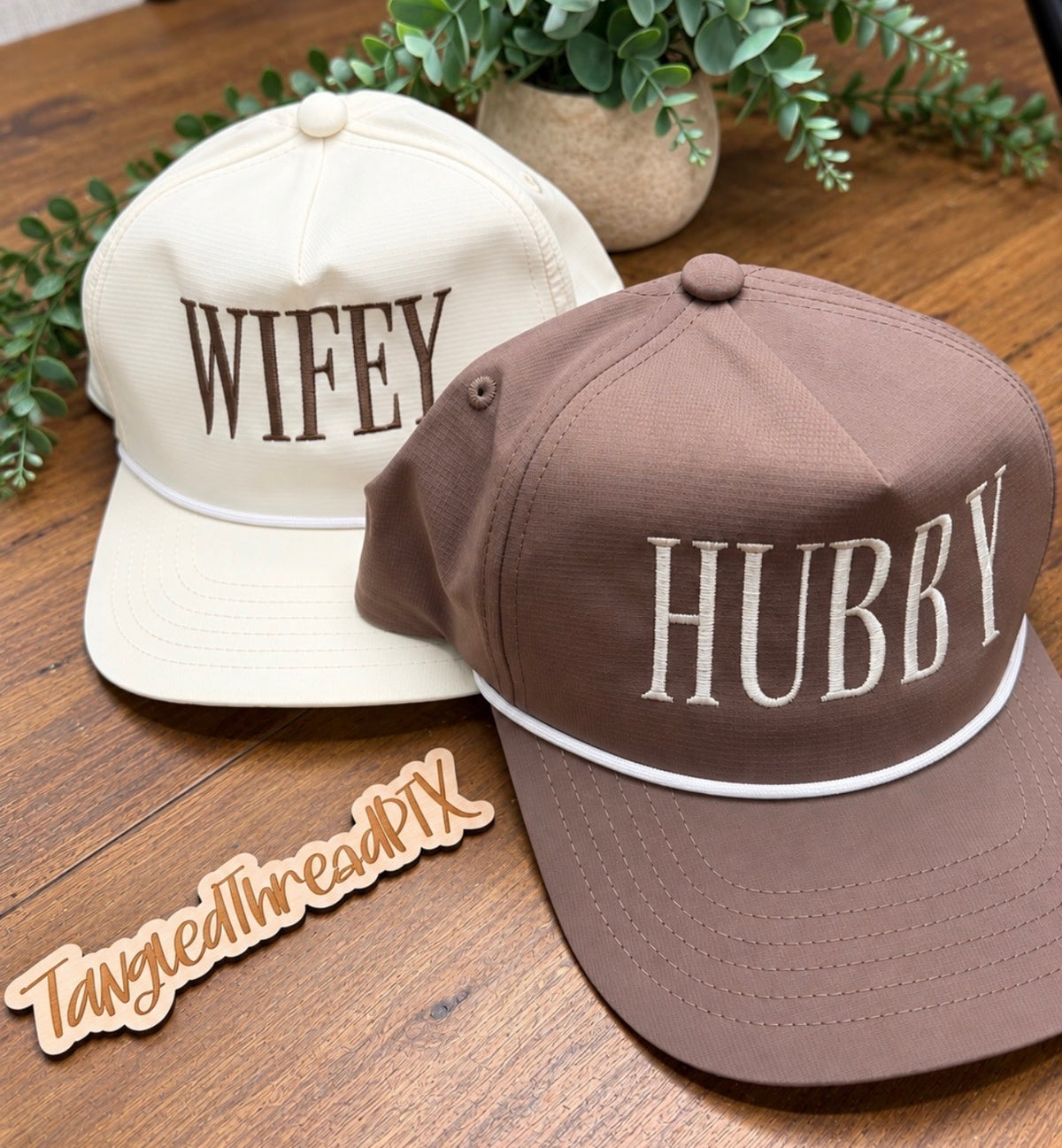 Hubby / Wifey Matching Hats